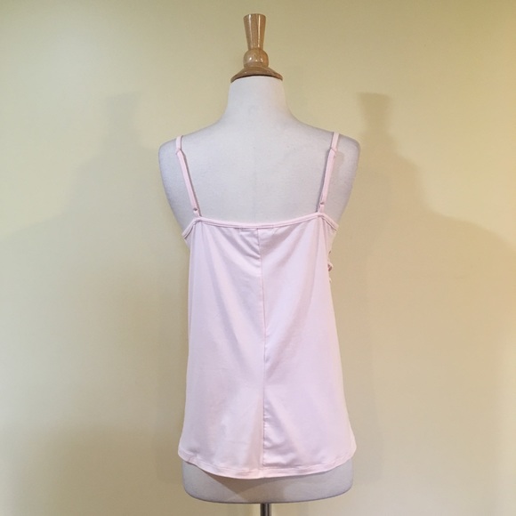 💥 CLEARANCE 💥 Open Criss Cross Sides Super Soft Blush Cami Top - Picture 5 of 5